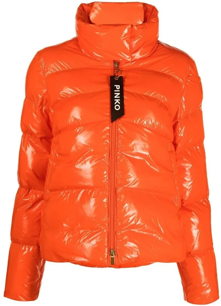 High-Shine Quilted Jacket