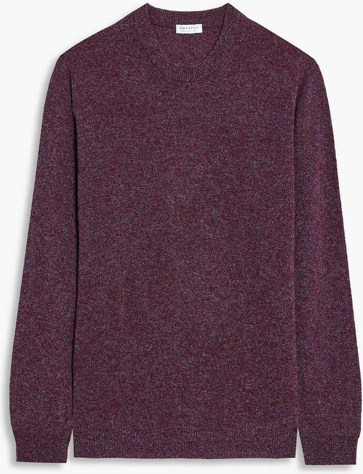 Mélange cashmere sweater