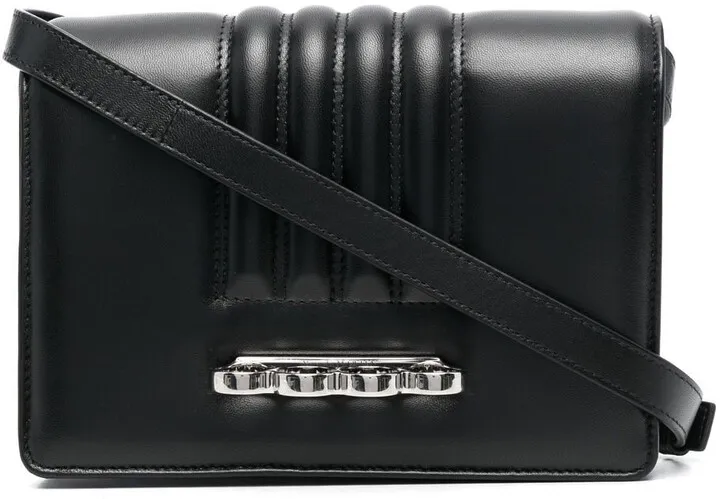 Knuckle-Duster Quilted Shoulder Bag