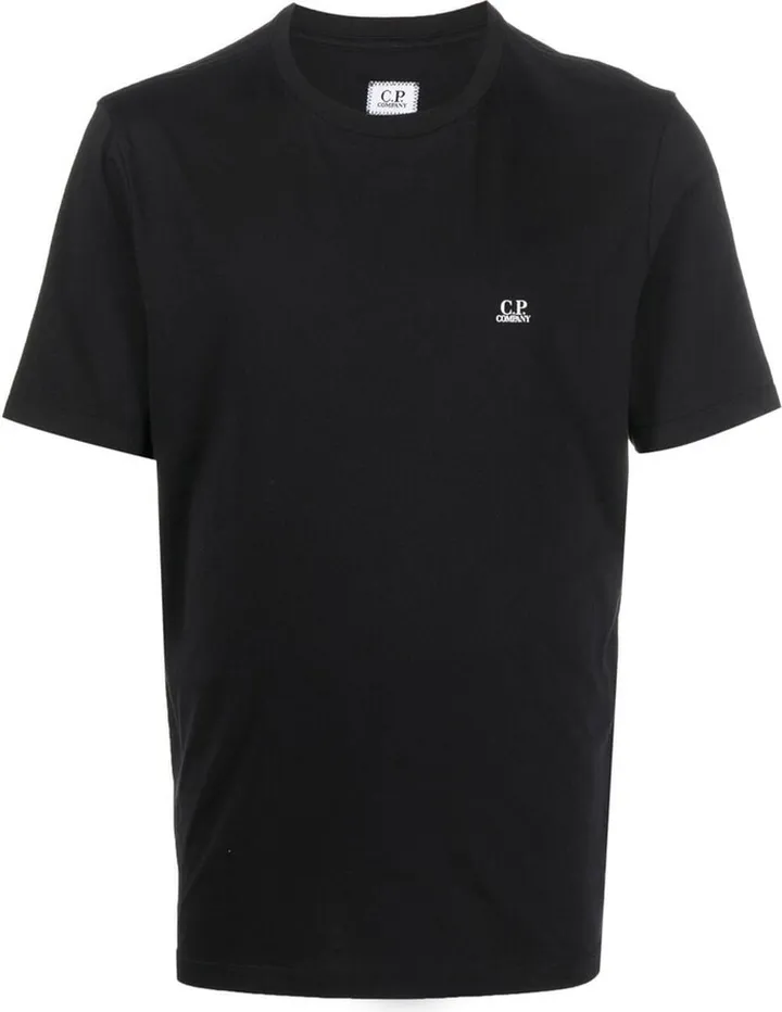 hood-print cotton T-shirt