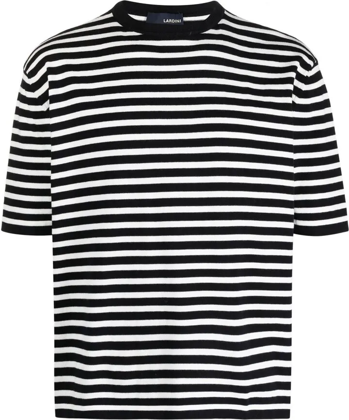 short-sleeve striped T-shirt