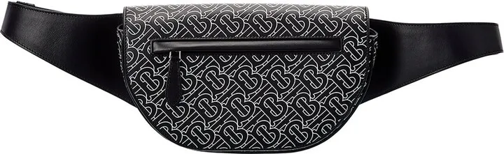 Burberry Monogram Leather Belt Bag