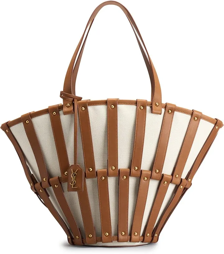 Panier YSL Cutout Basket Tote Bag