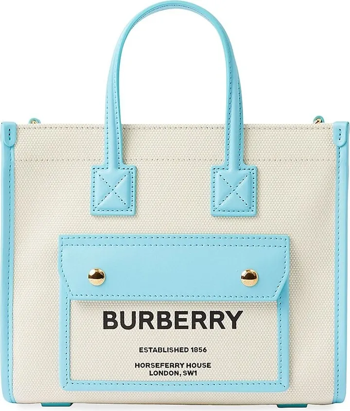 Freya Canvas & Leather Tote Bag