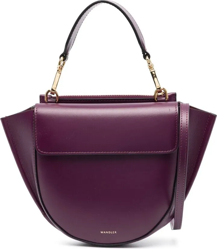 Hortensia leather tote bag