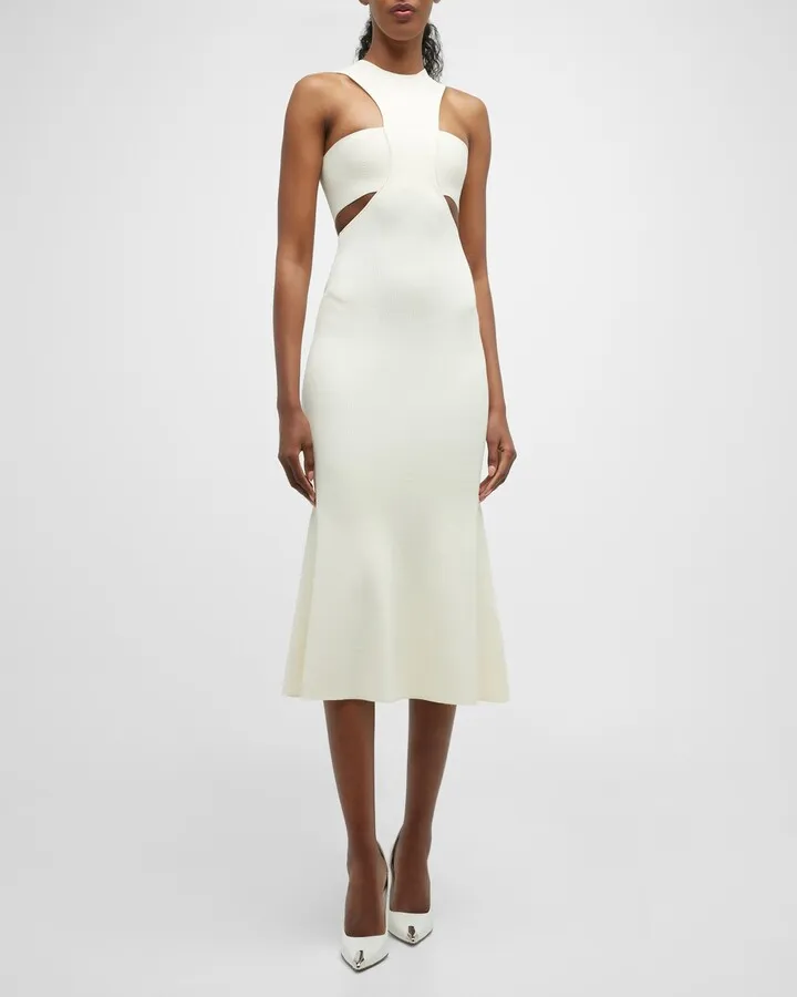 Harness Trumpet Midi Dress