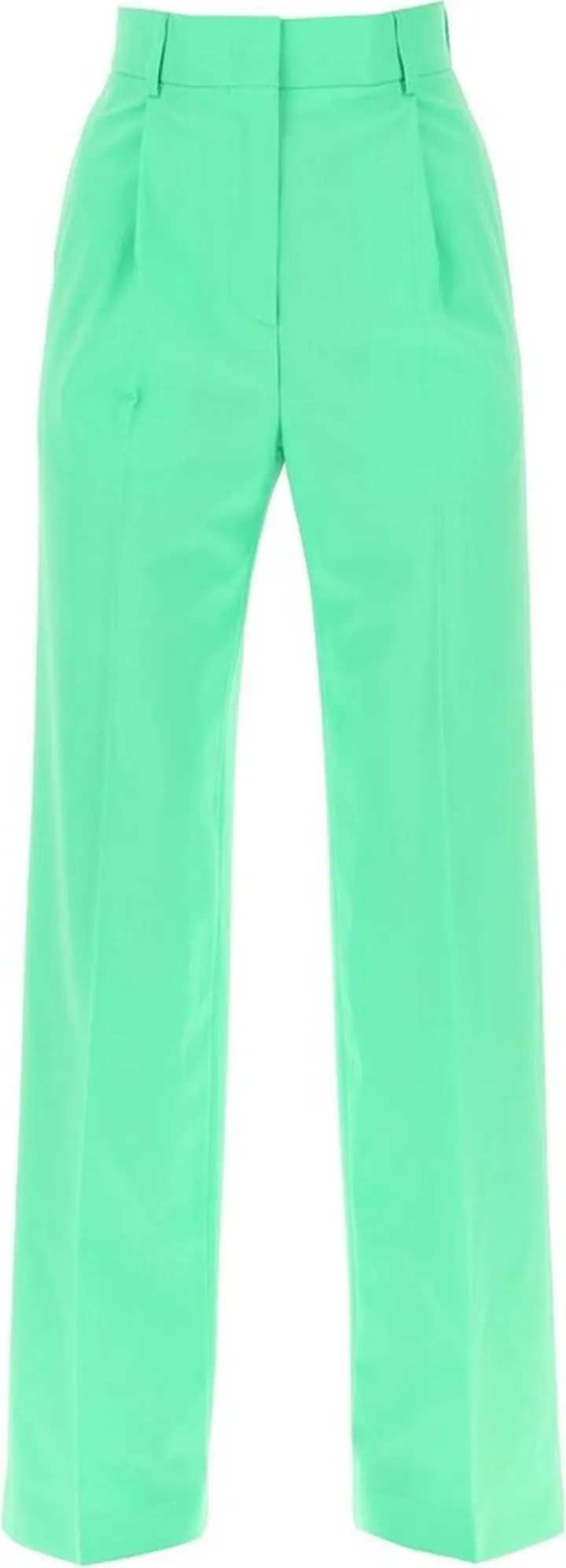MSGM High-Waist Straight-Leg Tailored Trousers