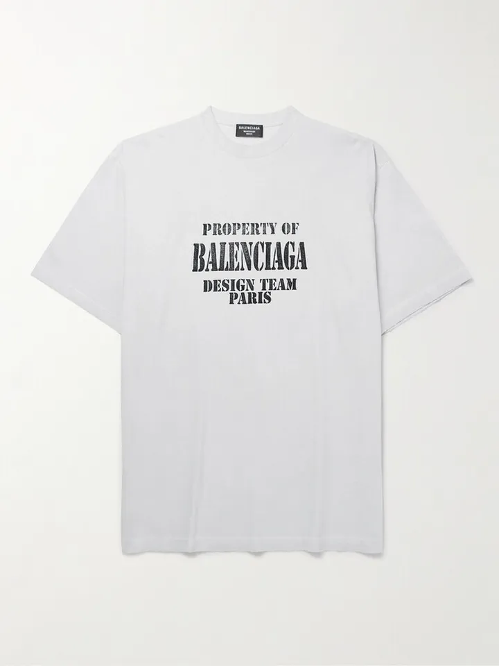Printed Cotton-Jersey T-Shirt