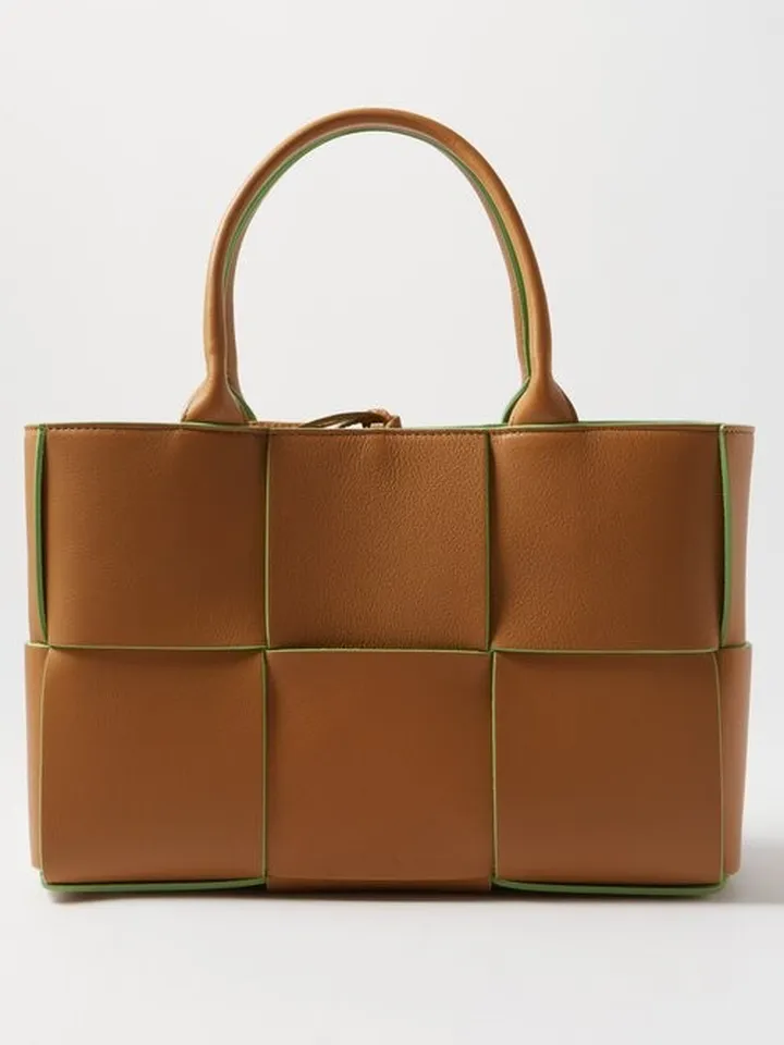 Arco Small Intrecciato-leather Tote Bag