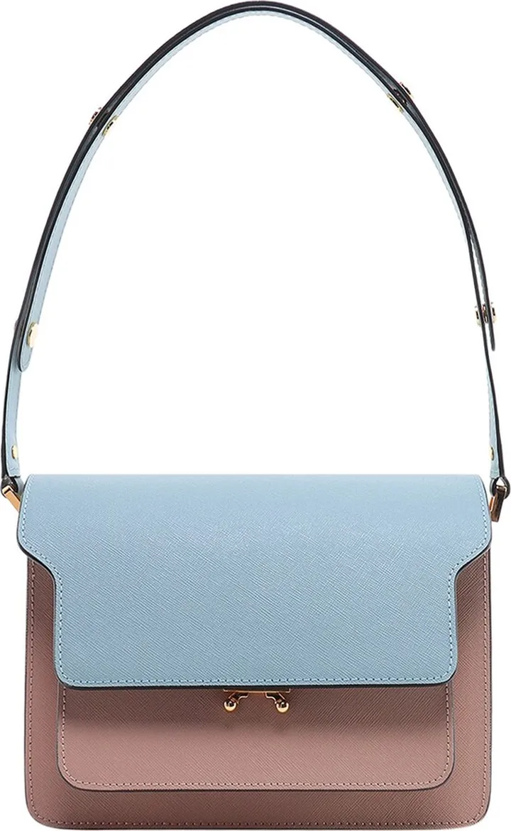 Saffiano leather shoulder bag