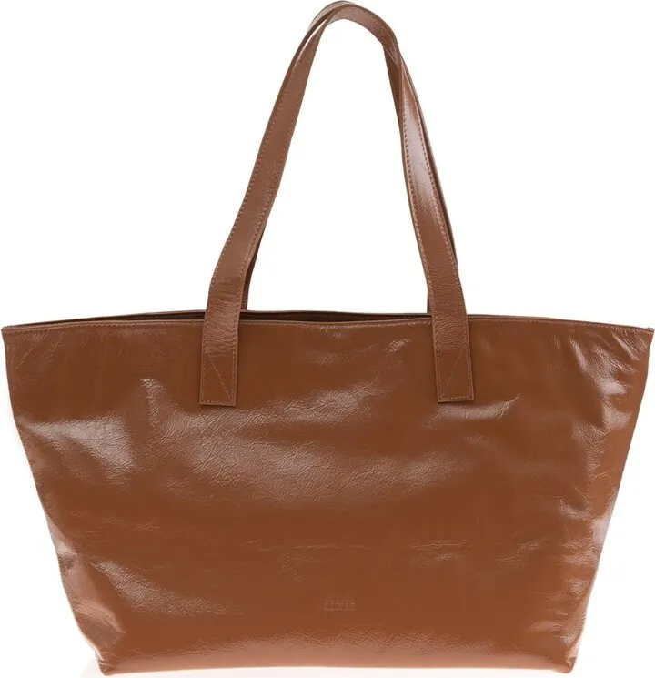 Rive Gauche Tote (Saddle Naplack Leather)