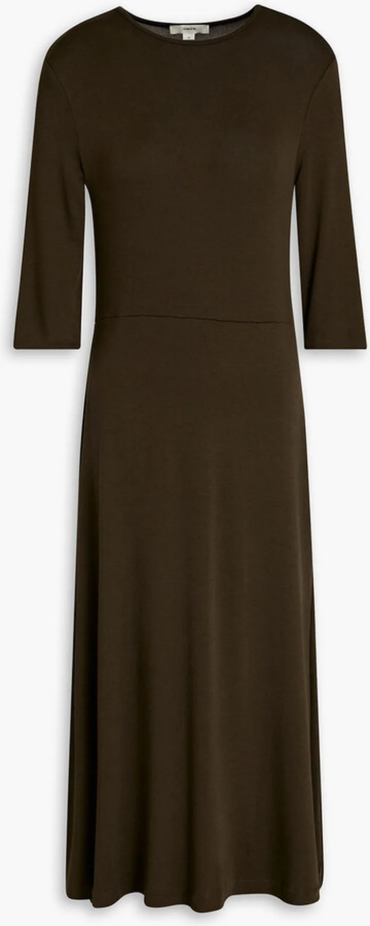 Stretch-jersey midi dress