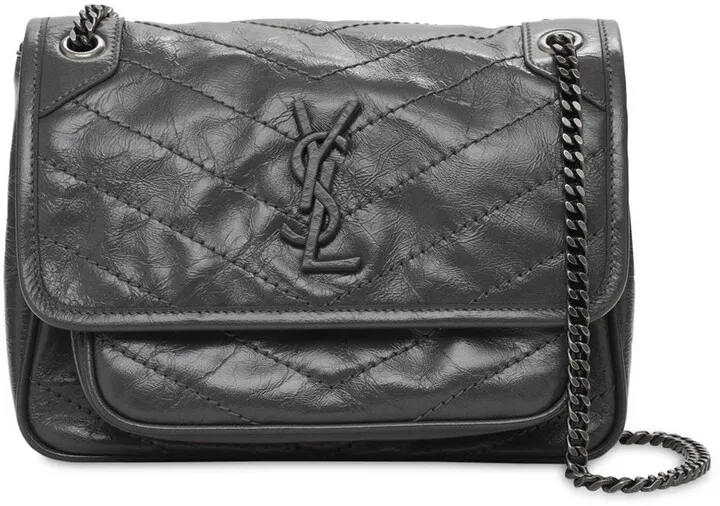 Baby Niki vintage leather shoulder bag