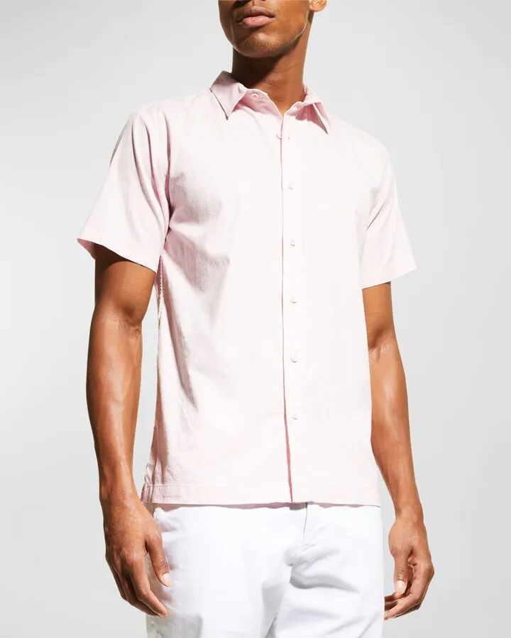Men's Stretch Linen Sport Shirt