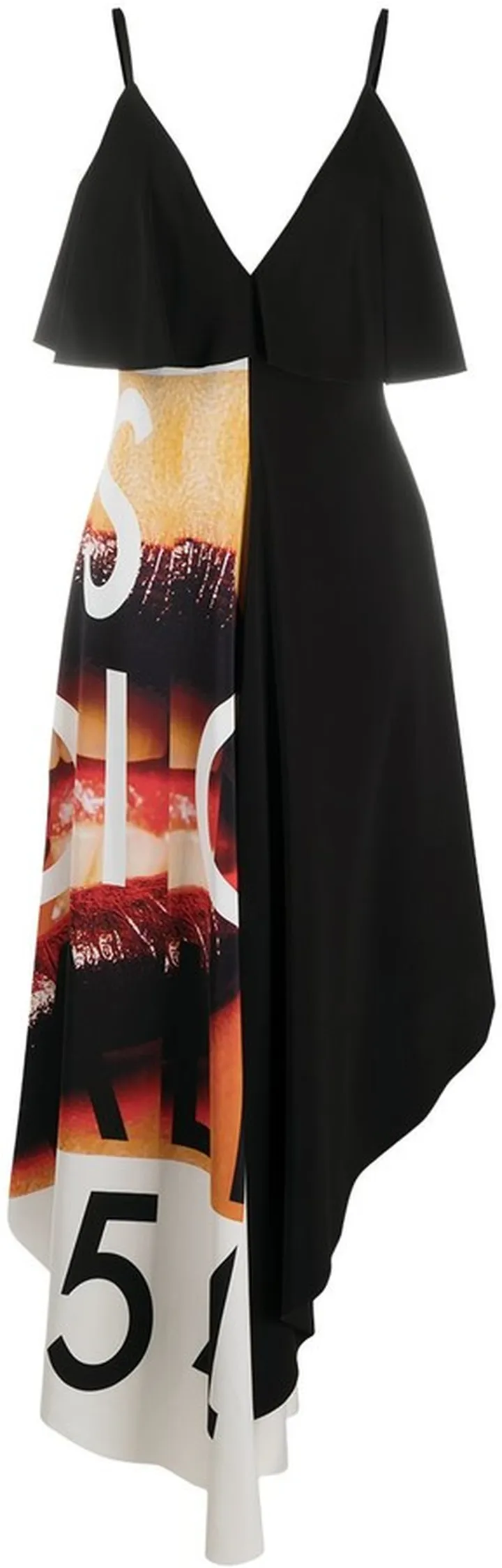 Printed Panel Dress