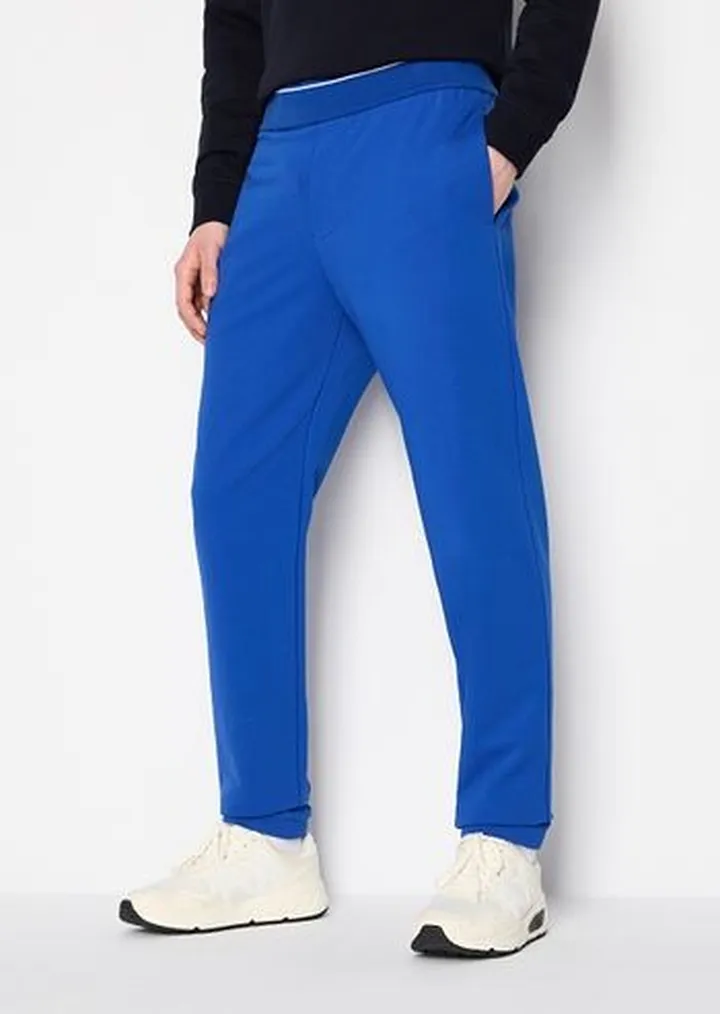 Stretch cotton french terry sweatpants