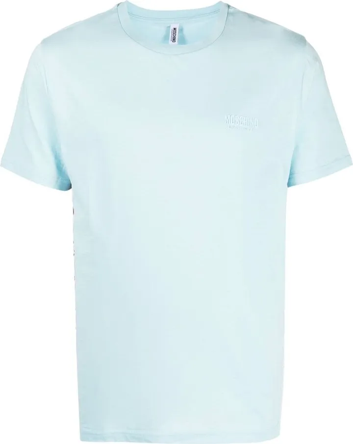 raised-print cotton T-shirt