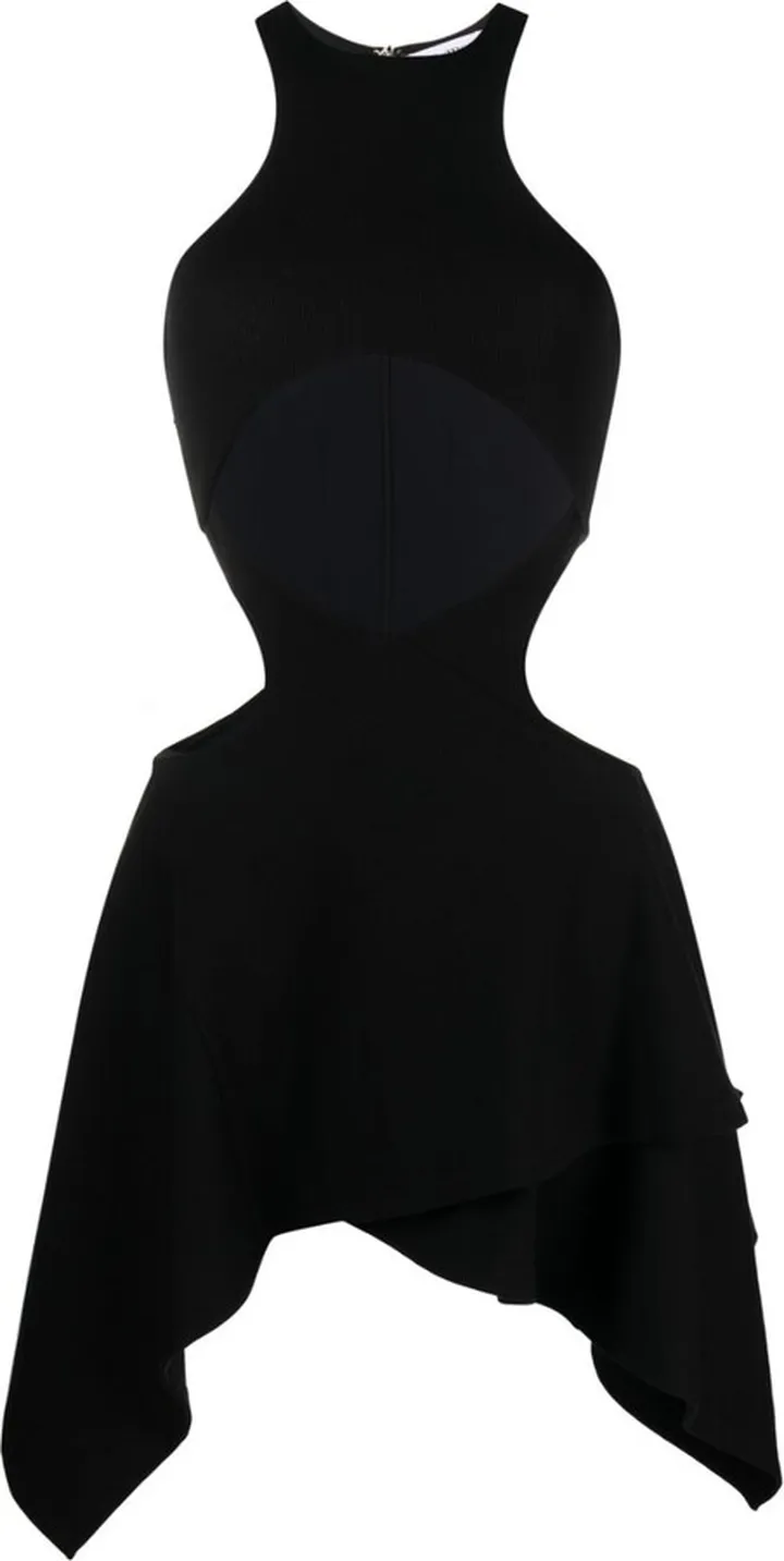 Magnolia cut-out minidress