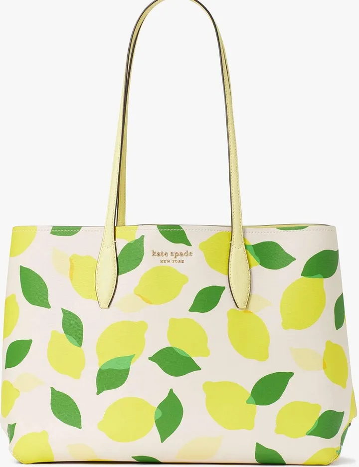 Kate Spade All Day Lemon Toss Large Tote