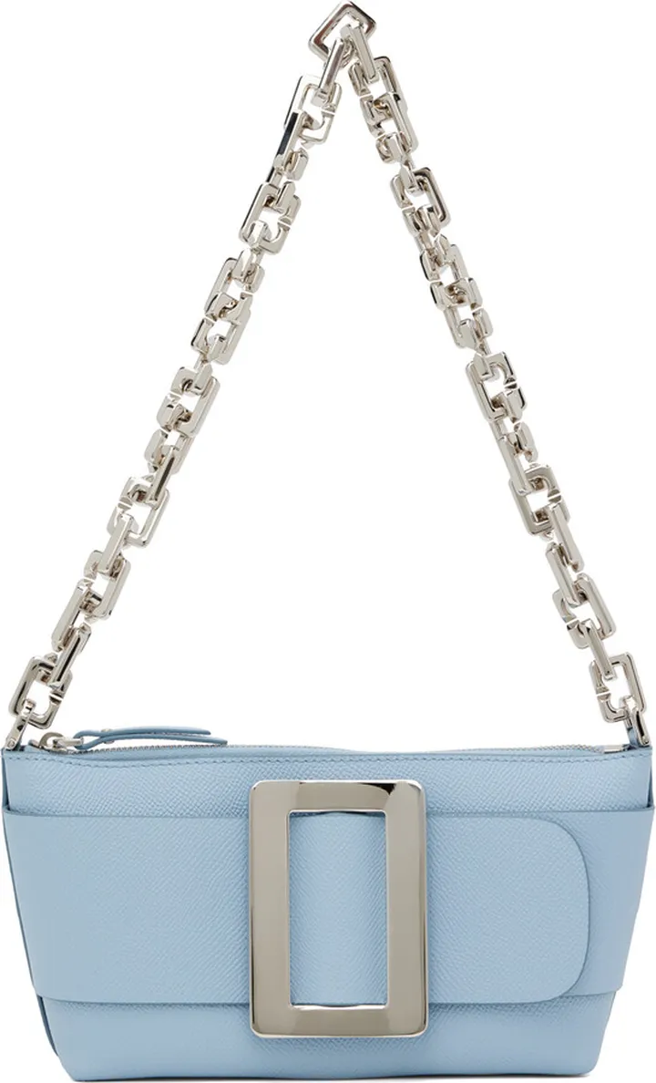 BOYY Blue Buckle Pouchette Epsom Bag