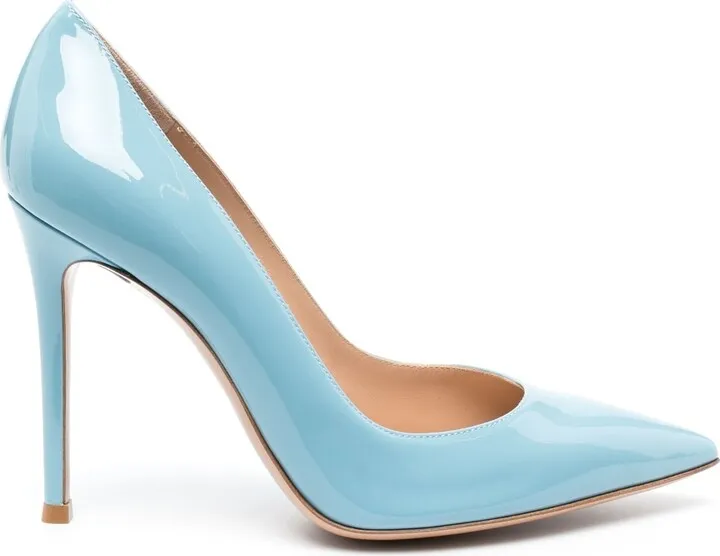 Ric 105mm patent-leather pumps