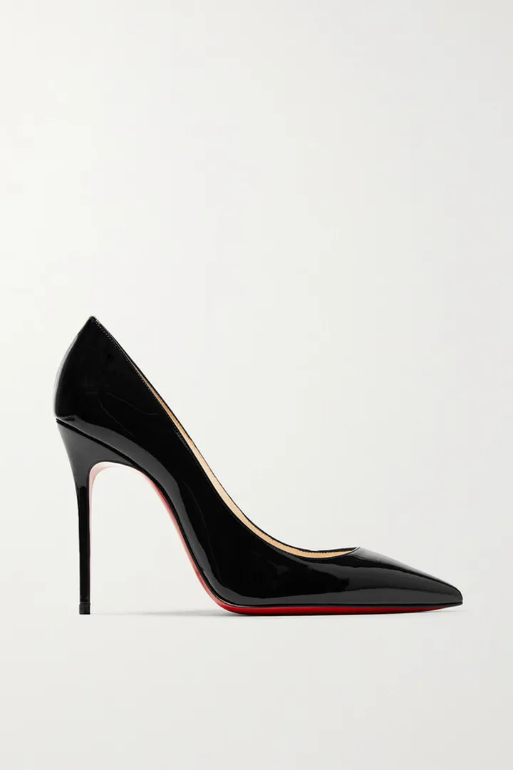 Christian Louboutin - Décolleté 554 100 Patent-leather Pumps - Black