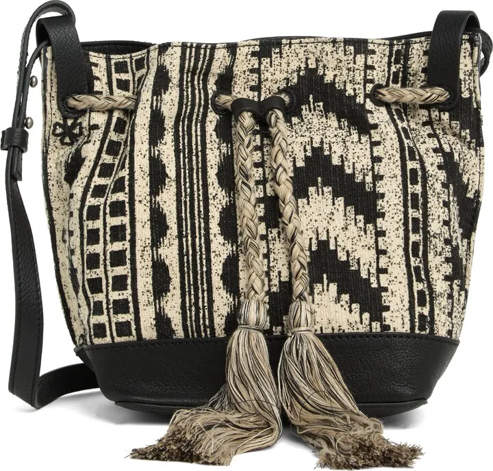 Jose Leather Trimmed Crossbody Bag