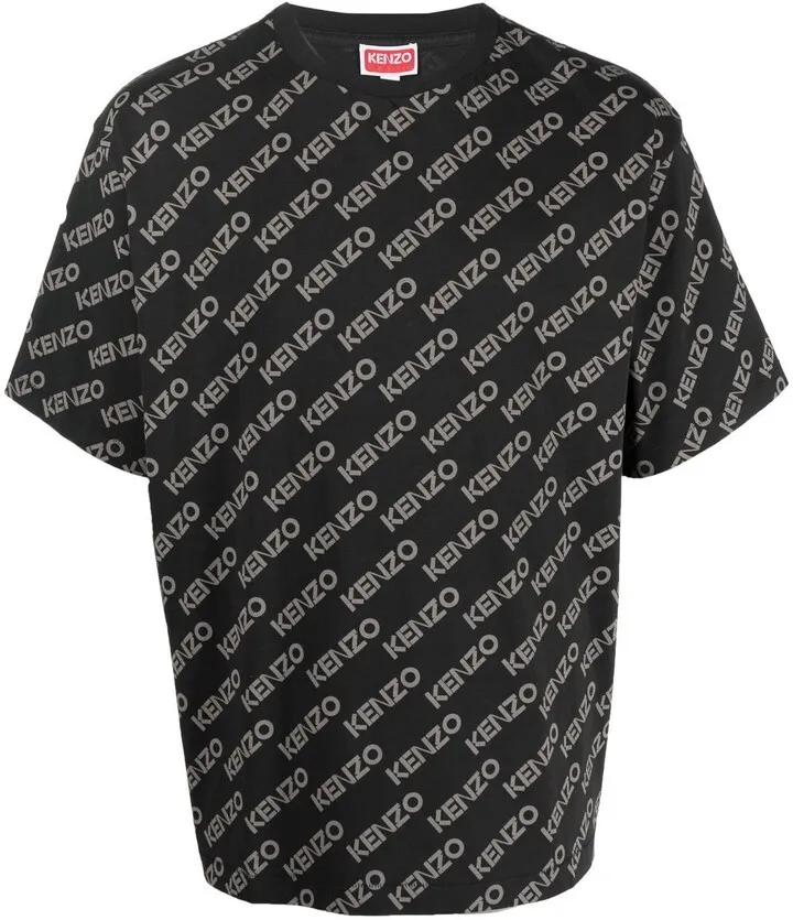 logo-print cotton T-shirt