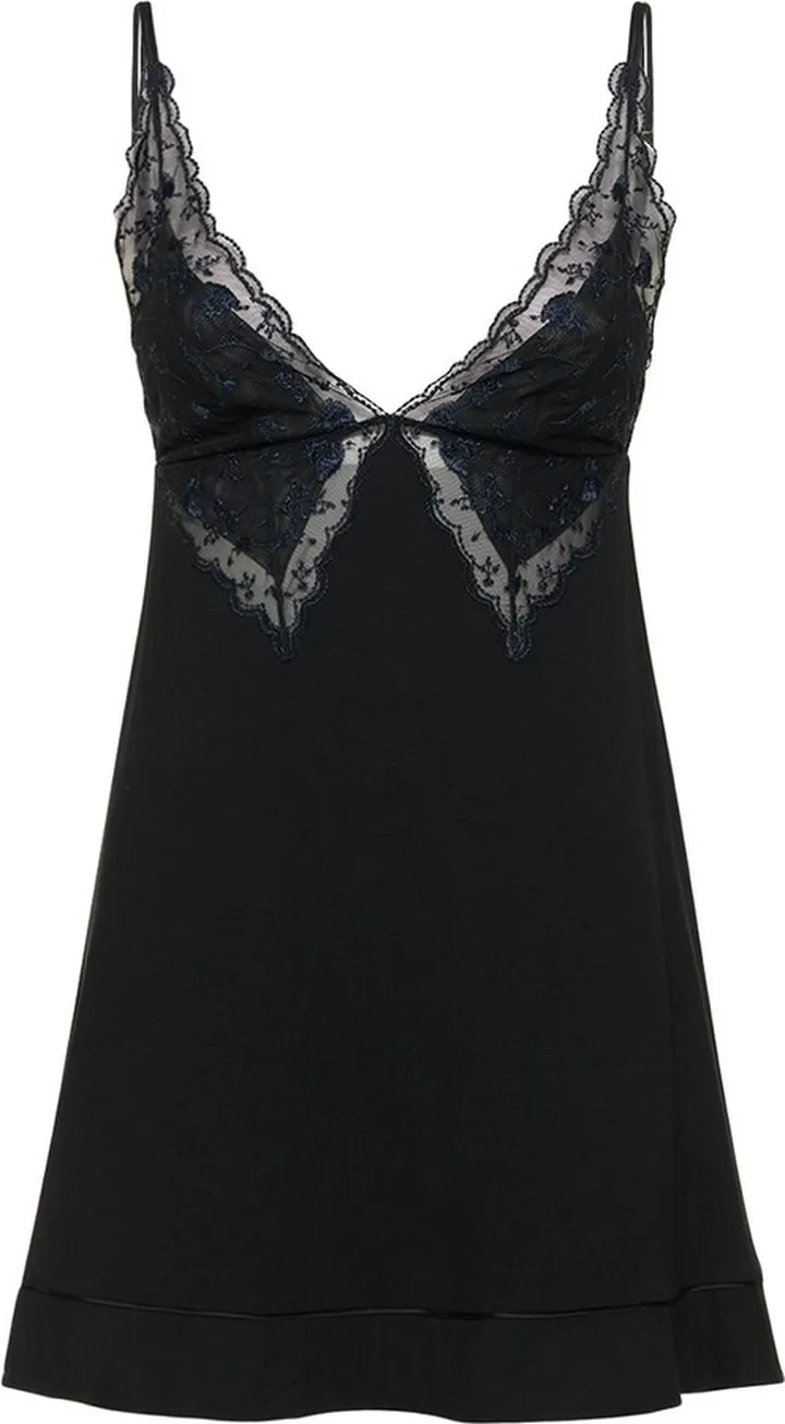 Lace viscose blend babydoll