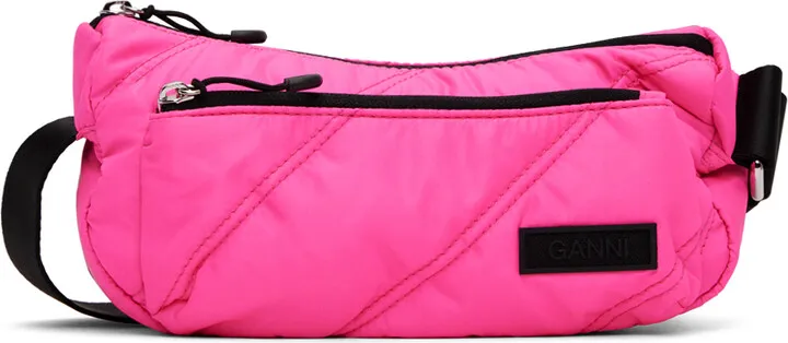 GANNI Pink Quilted Bag
