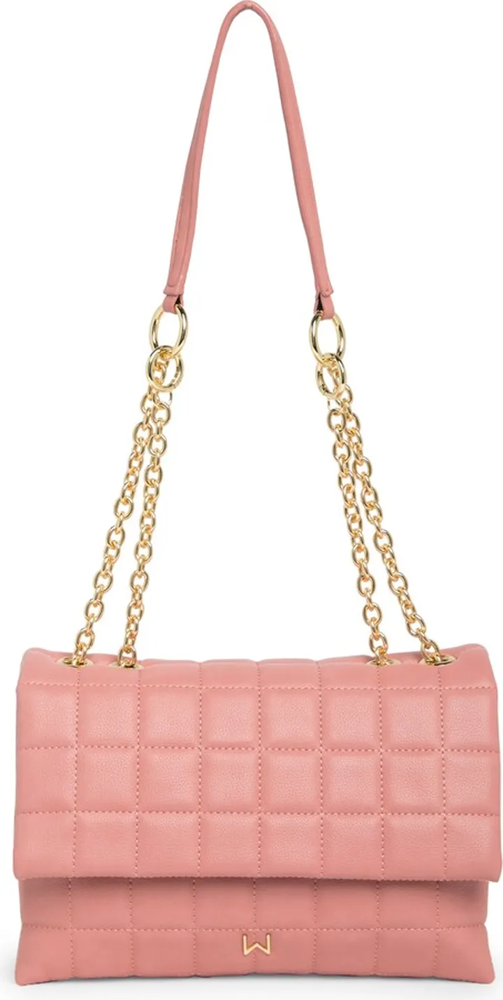 We Step Up Vegan Leather Lizard Embossed Shoulder Bag