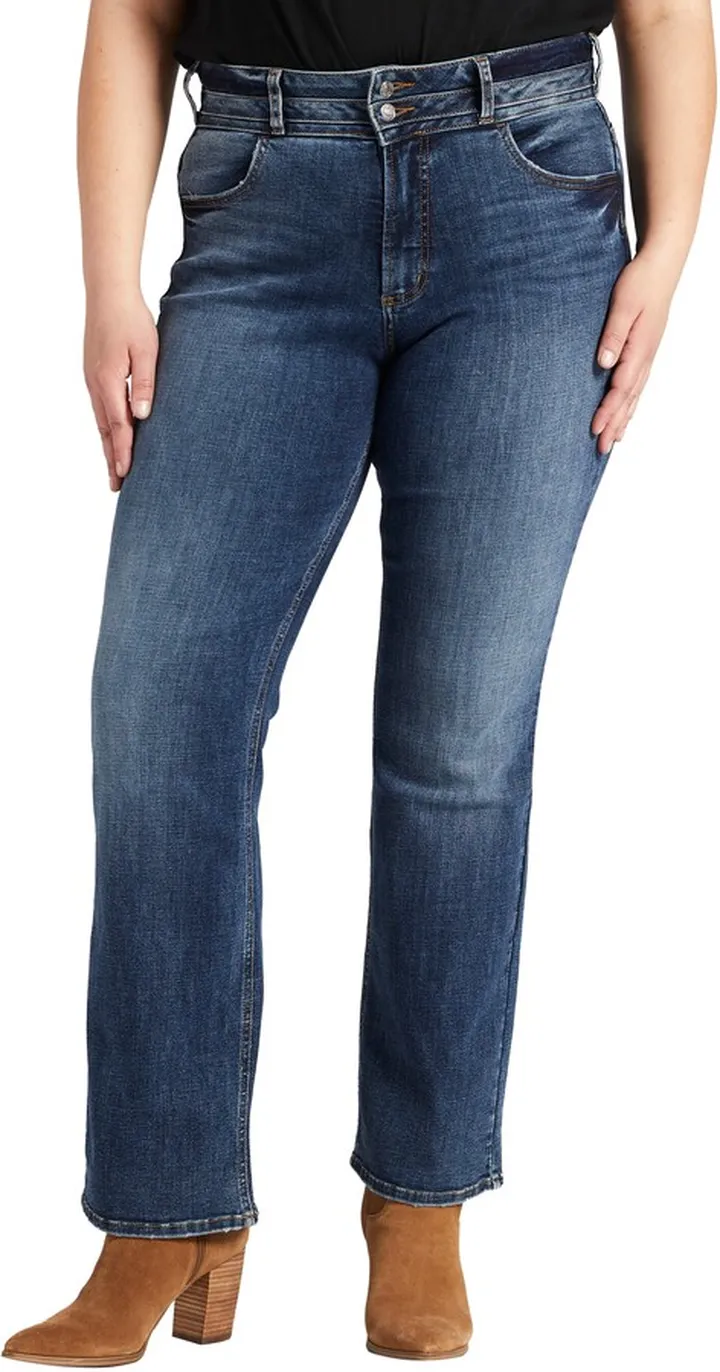 Avery High Waist Slim Bootcut Jeans