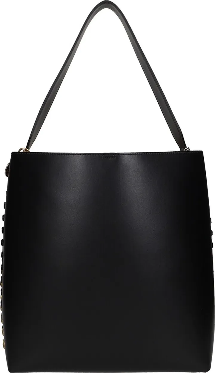 Frayme Tote In Black Polyester