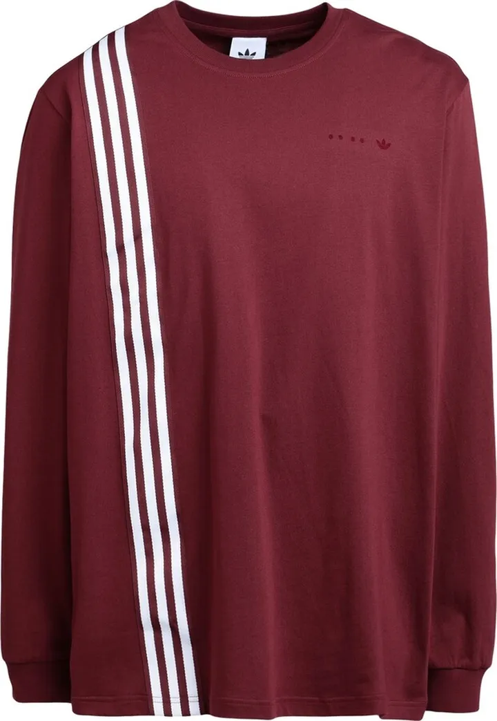 Rifta Metro Ls Tee T-shirt Burgundy
