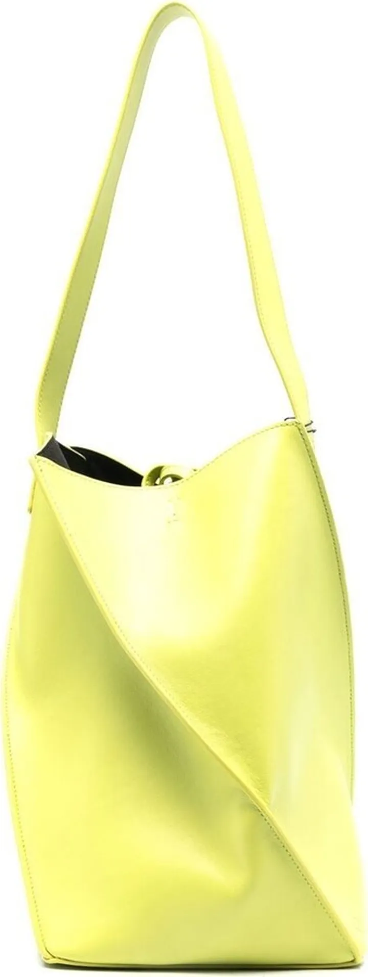 Twist Leather Tote Bag
