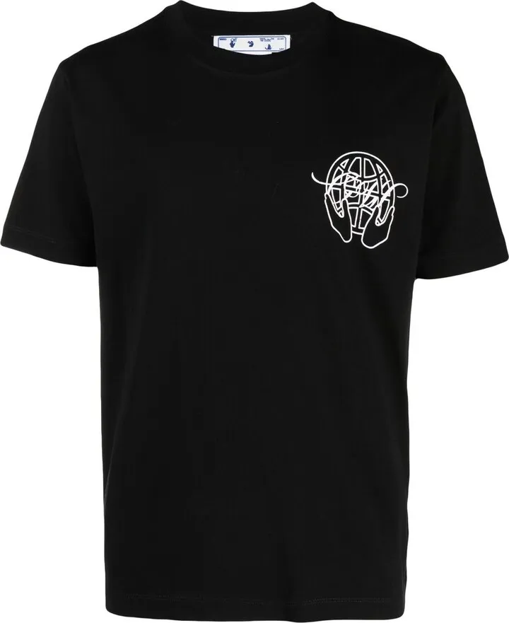 logo-print T-shirt