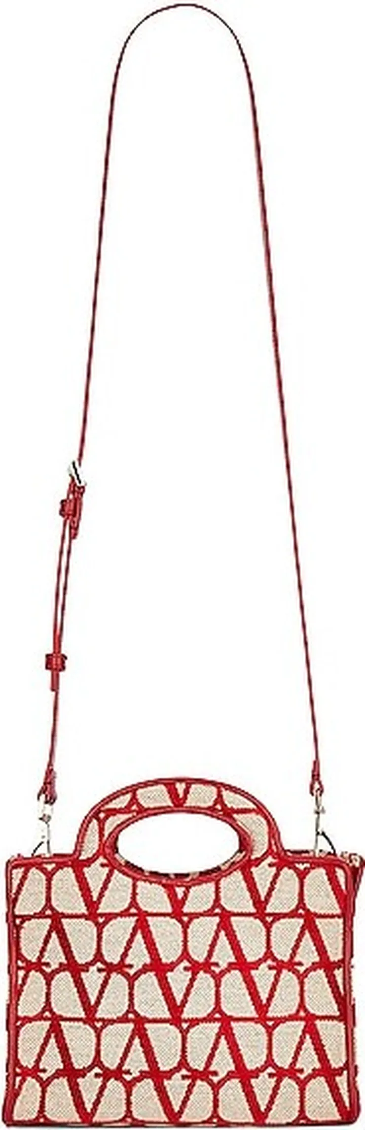Valentino Garavani Le Troisieme Mini Tote Bag in Red