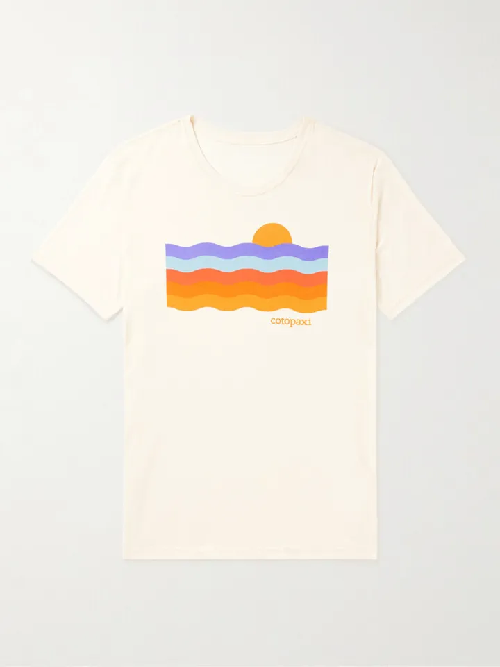 Printed Organic Cotton-Blend Jersey T-Shirt