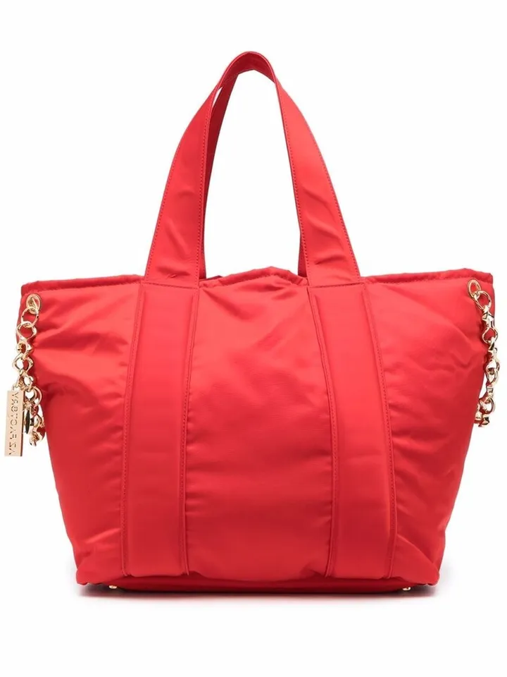 Hugging chain-trim tote