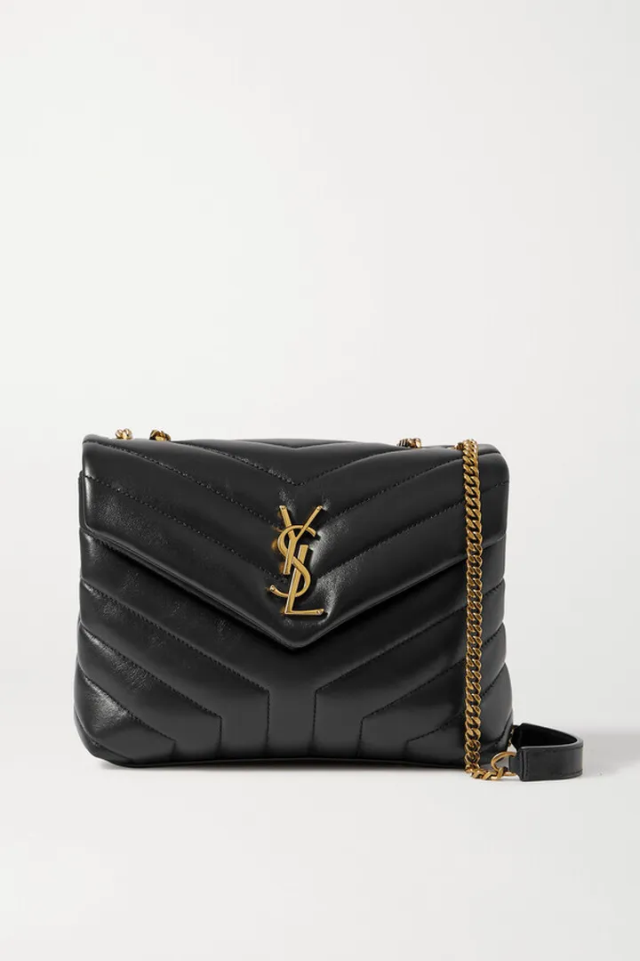 SAINT LAURENT - Loulou Small Quilted Leather Shoulder Bag - Black