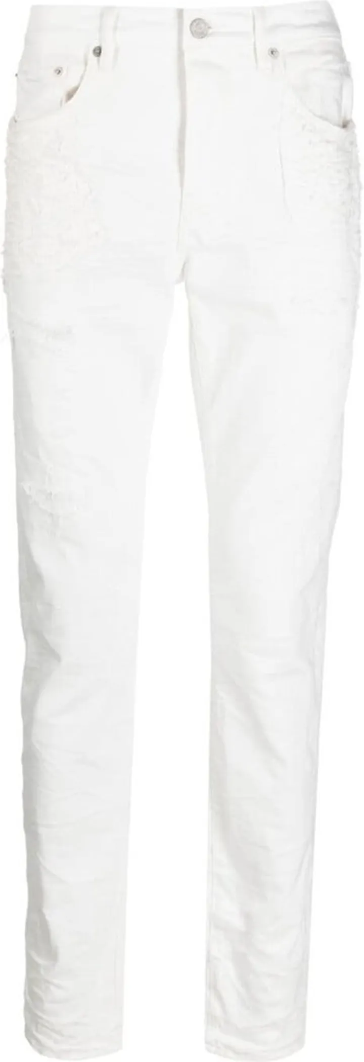 Distressed-Effect Skinny Jeans
