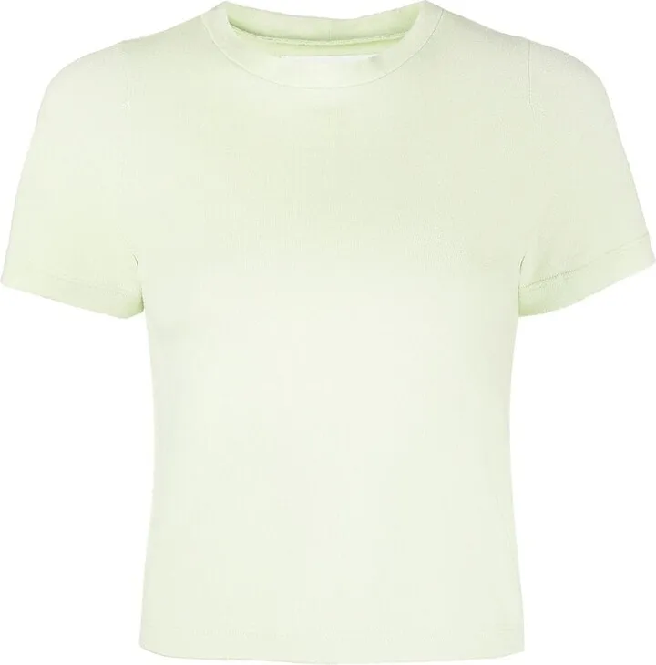 short-sleeve cashmere T-shirt