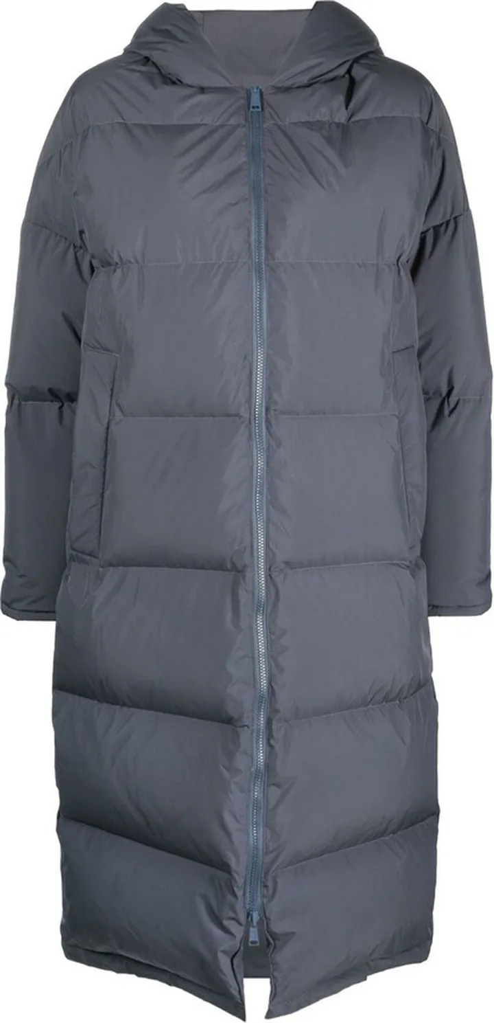Long-Length Hooded Puffer Coat