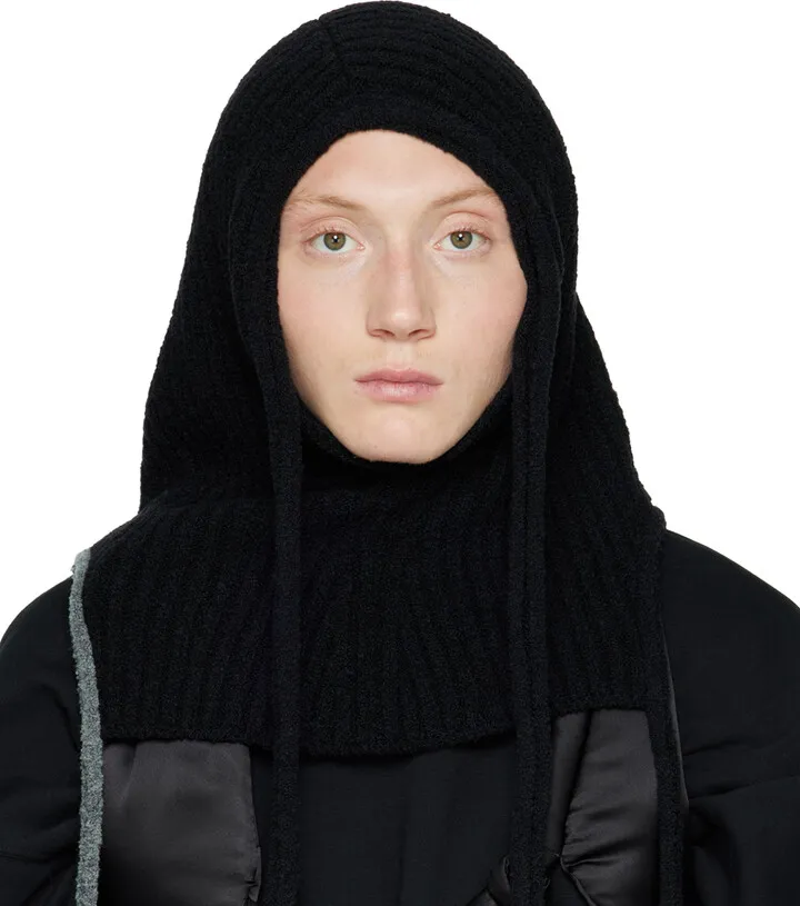 Ottolinger Black Hood Beanie