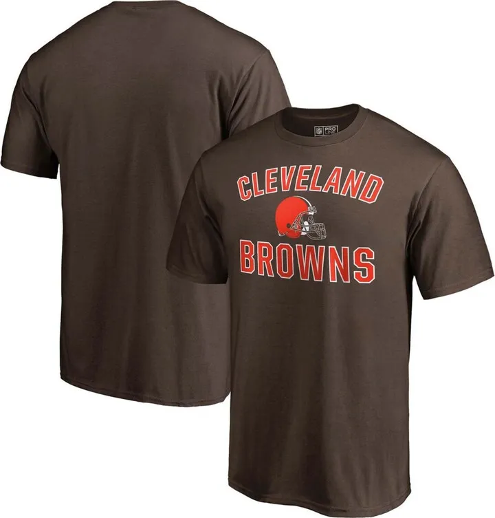Men's Brown Cleveland Browns Victory Arch T-shirt
