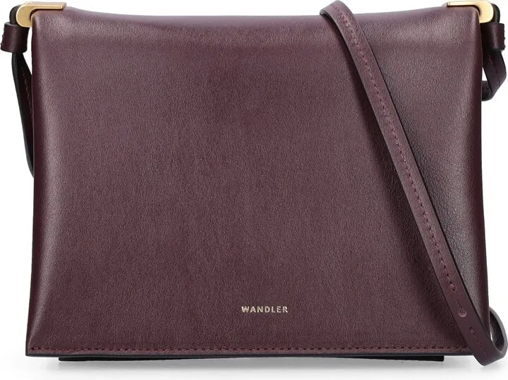 Uma Box leather shoulder bag