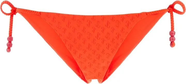 Jimmy Choo All-Over Logo Printed Bikini Bottoms