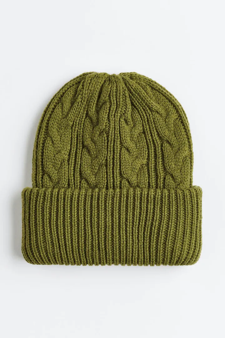 Cable-knit Hat