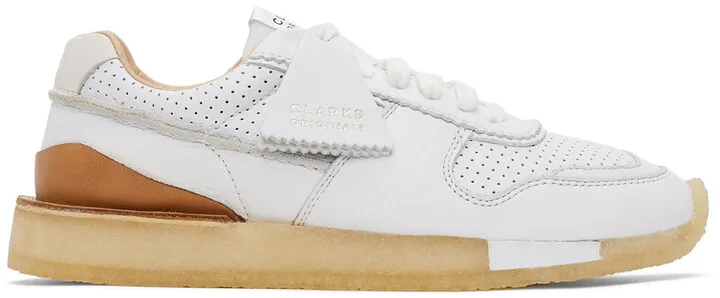 Clarks Originals White Tor Run Sneakers
