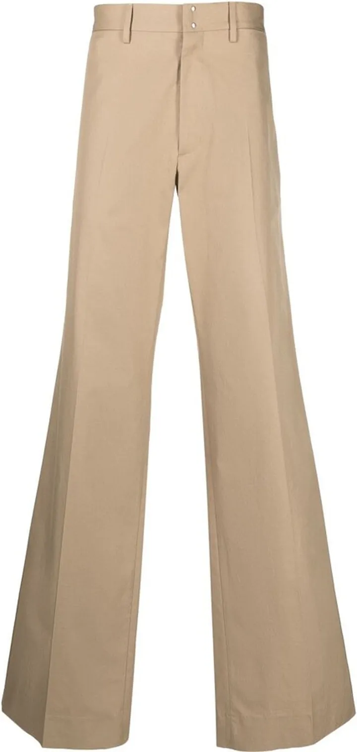 Wide-Leg Tailored Trousers